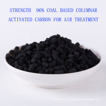 Résistance 96% charbon actif colonnaire à base de charbon pour le traitement de l&#39;air